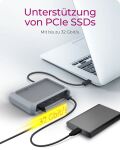 ICY BOX IB-HUB801-TB4, Thunderbolt™ 4 Type-C® HUB auf 3x Thunderbolt 4 und 1x USB 3.2 Gen 2 Type-A Schnittstellen