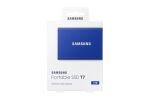 Samsung Portable SSD T7 2 TB USB Typ-C 3.2 Gen 2 (3.1 Gen 2) Blau