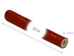 DELOCK Feuerfest Schutzschlauch silikonbeschi. 10mx10mm rot