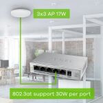 Zyxel GS1005HP Unmanaged Gigabit Ethernet (10/100/1000) Power over Ethernet (PoE) Silber