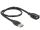 DeLOCK 50cm USB 2.0 USB Kabel 0,5 m USB A 0,48 Gbit/s Schwarz