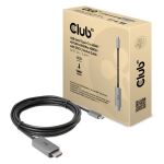 CLUB3D USB Gen2 Type-C to HDMI 4K120Hz 8K60Hz HDR10 with...