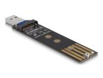 DELOCK Combo Konverter für M.2 NVMe PCIe/SATA SSD USB 3.2