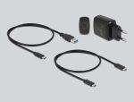 DeLOCK Dockingstation für 1 x M.2 NVMe SSD + 1 x M.2 SATA SSD mit SD Express (SD 7.1) Card Reader und Klon Funktion