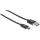 Manhattan Hi-Speed USB C Anschlusskabel, USB 2.0, Typ A Stecker - Typ C Stecker, 480 Mbps, 1 m, Schwarz