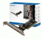 LogiLink 4+1-port USB 2.0 PCI Card Schnittstellenkarte/Adapter