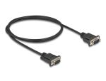 DeLOCK Seriell Kabel RS-232 D-Sub9 Stecker zu Stecker mit schmalem Steckergehäuse 1 m