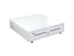 Equip Kassenschublade für Point of Sale (POS)-System, 4 Schein-/8 Münzfächer, herausnehmbare Münzschlitze, RJ11-Anschluss, weiß