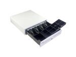 Equip Kassenschublade für Point of Sale (POS)-System, 4 Schein-/8 Münzfächer, herausnehmbare Münzschlitze, RJ11-Anschluss, weiß
