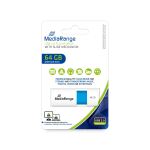 MediaRange USB Stick 64GB MR974 USB-Stick USB Typ-A 2.0 Blau, Weiß
