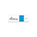 MediaRange USB Stick 64GB MR974 USB-Stick USB Typ-A 2.0 Blau, Weiß