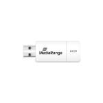 MediaRange USB Stick 64GB MR974 USB-Stick USB Typ-A 2.0 Blau, Weiß