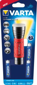 Varta 17627101421 Schwarz, Rot Taschenlampe LED