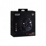 Inca IGK-TX12 Kopfhörer & Headset Kabelgebunden Kopfband Gaming USB Typ-A Schwarz
