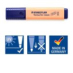 Staedtler 364 C Marker 10 Stück(e) Meißel Schwarz, Braun, Hellblau, Hellgrau, Limette, Minze, Pfirsich, Pink, Violett, Gelb