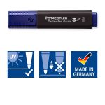 Staedtler 364 C Marker 10 Stück(e) Meißel Schwarz, Braun, Hellblau, Hellgrau, Limette, Minze, Pfirsich, Pink, Violett, Gelb