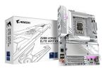 GIGABYTE Z890 AORUS ELITE WIFI7 ICE Mainboard - Unterstützt Intel Core Ultra (Serie 2) CPUs, 16+1+2 Phasen VRM, bis zu 8800MHz DDR5 (OC), 1xPCIe 5.0 + 3xPCIe 4.0, Wi-Fi 7, 2.5GbE LAN, Thunderbolt 4
