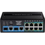 Trendnet TI-BG104 Netzwerk-Switch Unmanaged Gigabit Ethernet (10/100/1000) Power over Ethernet (PoE) Schwarz