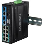 Trendnet TI-BG104 Netzwerk-Switch Unmanaged Gigabit Ethernet (10/100/1000) Power over Ethernet (PoE) Schwarz