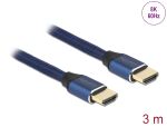 DELOCK Ultra High Speed HDMI Kabel 48 Gbps 8K 60 Hz blau 3m