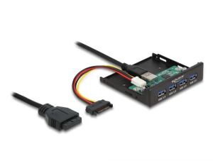 DELOCK Interner 3.5 USB 3.2 Gen 1 Hub 4 Port