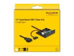 DELOCK Interner 3.5 USB 3.2 Gen 1 Hub 4 Port