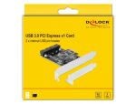 DeLOCK 90387 Schnittstellenkarte/Adapter Eingebaut USB 3.2 Gen 1 (3.1 Gen 1)