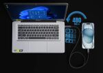 smrter SPEEDY 100 Daten- Ladekabel 100W PD, USB-C, 200cm BK retail