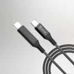 smrter SPEEDY 100 Daten- Ladekabel 100W PD, USB-C, 200cm BK retail