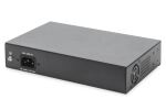 Digitus DN-95140 Netzwerk-Switch Unmanaged Gigabit Ethernet (10/100/1000) Power over Ethernet (PoE) Schwarz, Silber