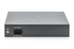 Digitus DN-95140 Netzwerk-Switch Unmanaged Gigabit Ethernet (10/100/1000) Power over Ethernet (PoE) Schwarz, Silber