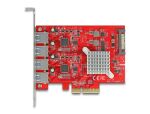 DELOCK PCI Express x4 Karte 4x extern SuperSpeed USB 10Gbps