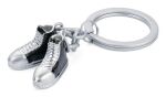 TROIKA CHUCKS Schlüsselring Schwarz, Silber