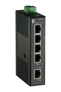 LevelOne IES-0500 Netzwerk-Switch Unmanaged Fast Ethernet (10/100) Schwarz