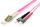 Equip LC/ST-LWL-Patchkabel, OM4, 0.5m