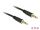 DELOCK Klinkekabel 3,5mm -> 3,5mm St/St 0.50m 4Pin schwar
