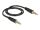 DELOCK Klinkekabel 3,5mm -> 3,5mm St/St 0.50m 4Pin schwar