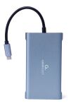 Gembird A-CM-COMBO7-01 laptop-dockingstation & portreplikator USB 3.2 Gen 1 (3.1 Gen 1) Type-A Grau