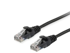 Equip Cat.6A U/UTP Patchkabel, 0,15m, Schwarz
