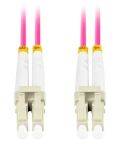 Lanberg FO-LULU-MD41-0030-VT InfiniBand/Glasfaserkabel 3 m 2x LC LC/UPC Violett