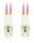 Lanberg FO-LULU-MD41-0030-VT InfiniBand/Glasfaserkabel 3 m 2x LC LC/UPC Violett