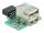 DELOCK USB Pfostenbuchse > 2 x USB 2.0 Typ-A Buchse - oben