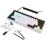 Sharkoon SKILLER SGK50 S3 Tastatur Gaming USB QWERTZ Deutsch Weiß