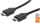 Manhattan Zertifiziertes Premium High Speed HDMI-Kabel mit Ethernet-Kanal, 4K@60Hz, HEC, ARC, 3D, 18 Gbit/s Bandbreite, HDMI-Stecker auf HDMI-Stecker, geschirmt, schwarz, 1,8 m
