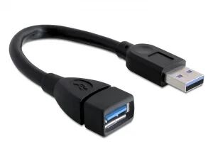 DeLOCK 82776 USB Kabel 0,15 m 5 Gbit/s Schwarz