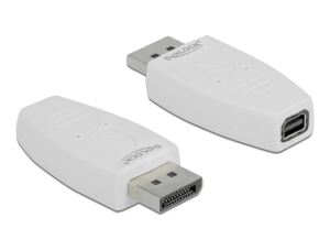 DELOCK Displayport Adapter mini DP -> DP Bu/St weiß