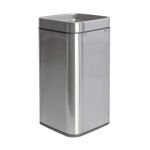 MAUL 9502594 Abfallbehälter Rechteckig Edelstahl Schwarz, Silber
