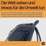 HP Reise-Laptop-Rucksack, 18 Liter, 39,6 cm (15,6 Zoll), Iron Grey