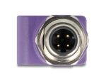 DELOCK M12 Adapter D-kodiert 4 Pin St zu RJ45 Bu gerade