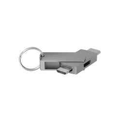 Terratec 272989 Kabeladapter USB Type-C 2 x Micro-USB Silber